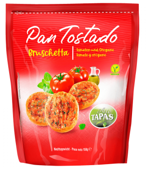 ARTE TAPAS - Pan Tostado Bruschetta Tomate 150g